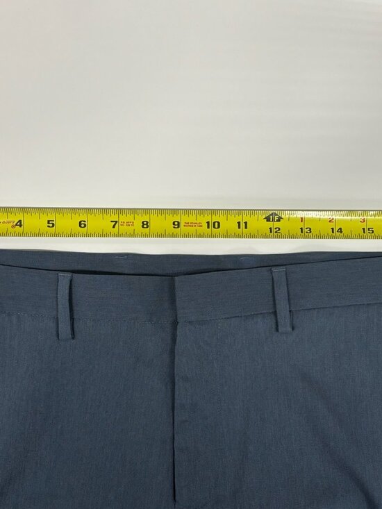 Men's Perry Ellis Portfolio Slim Fit Pants 34 x 26.5 Inseam Blue - Picture 2 of 8
